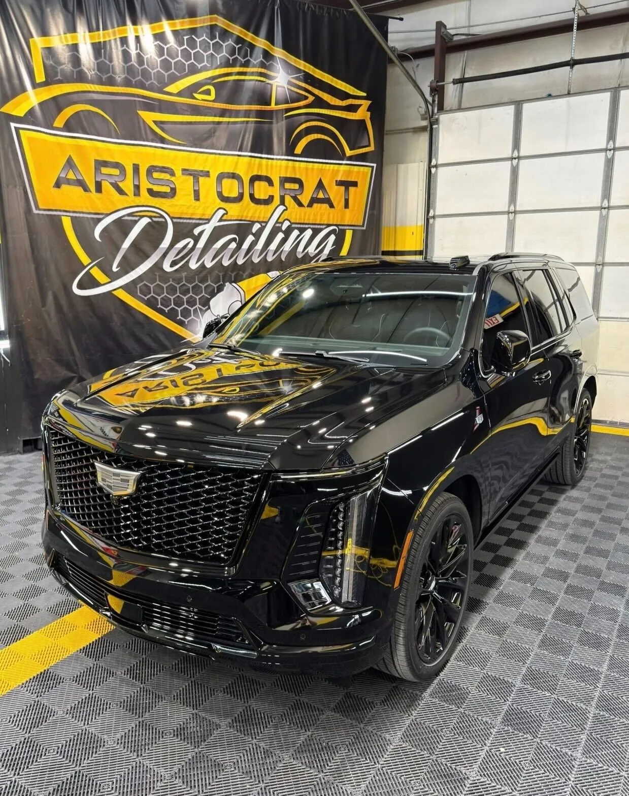 Cadillac Escalade paint correction and ceramic coating Kansas City