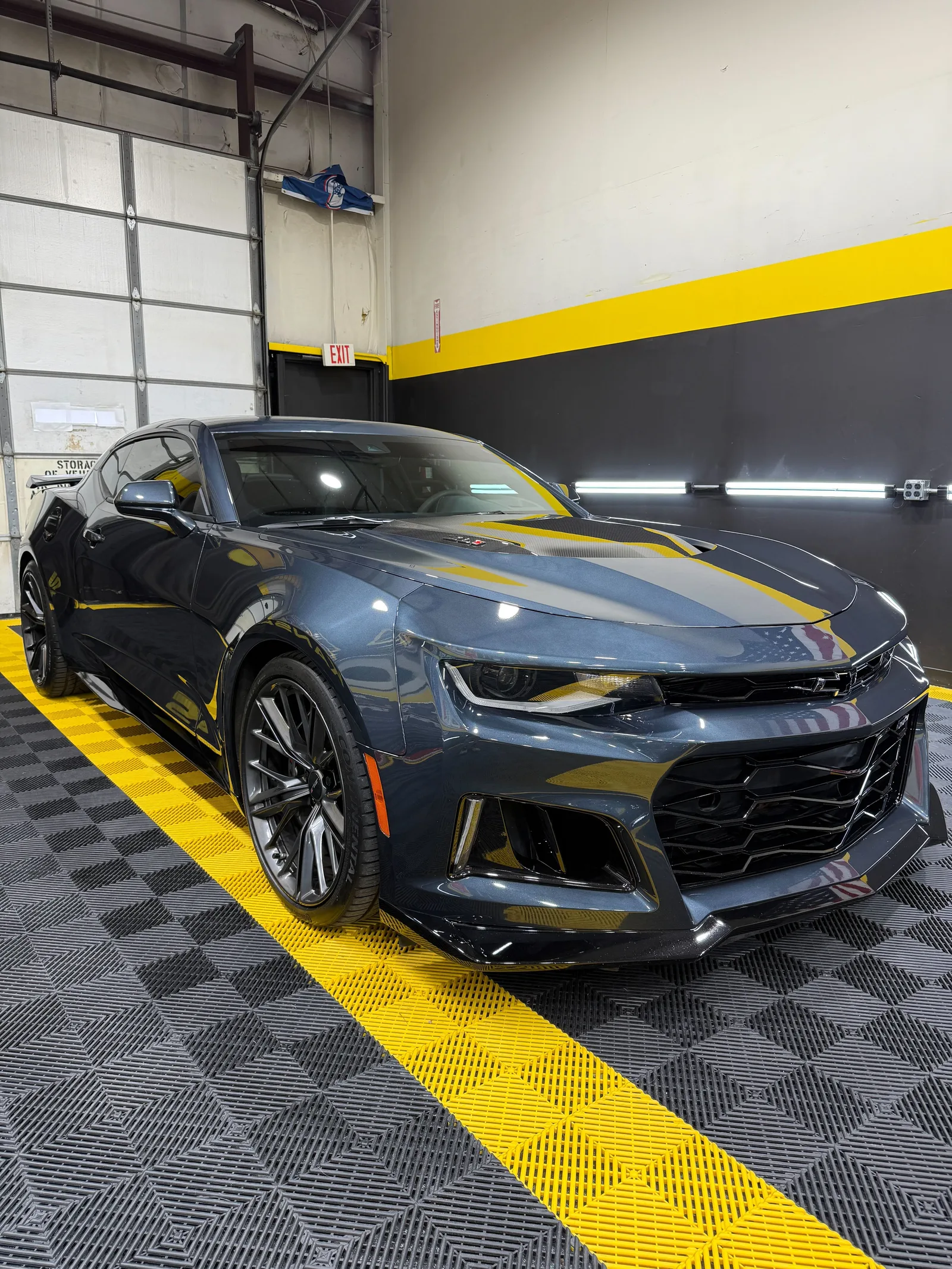 Camaro ZL1 ceramic coating and paint correction Kansas City